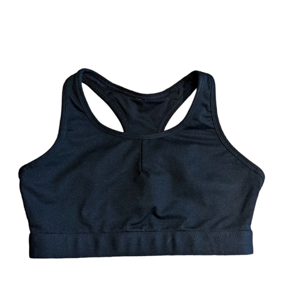 Fabletics black sport athletic bra size Small c007